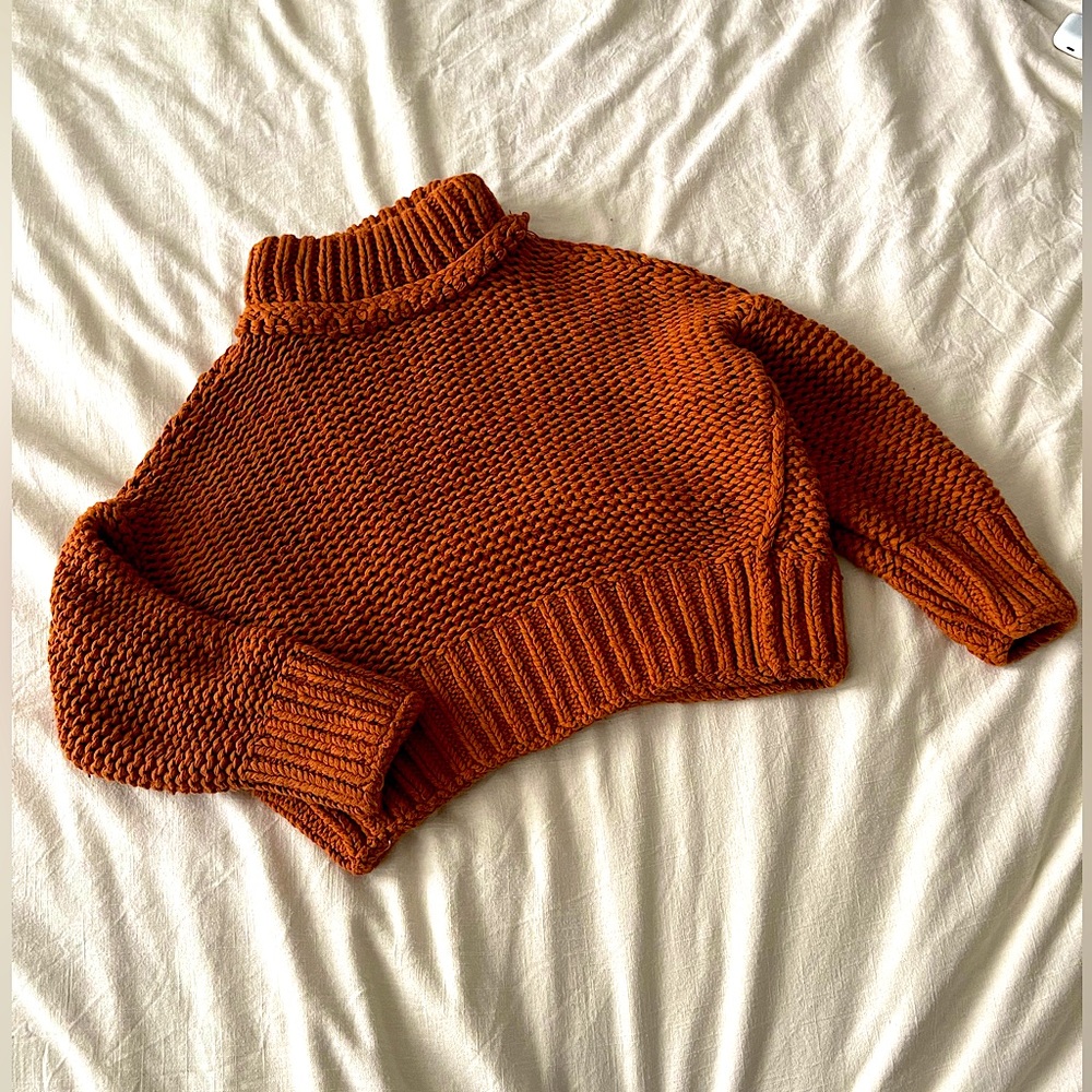 Chunky Knit Free People Sweater - M